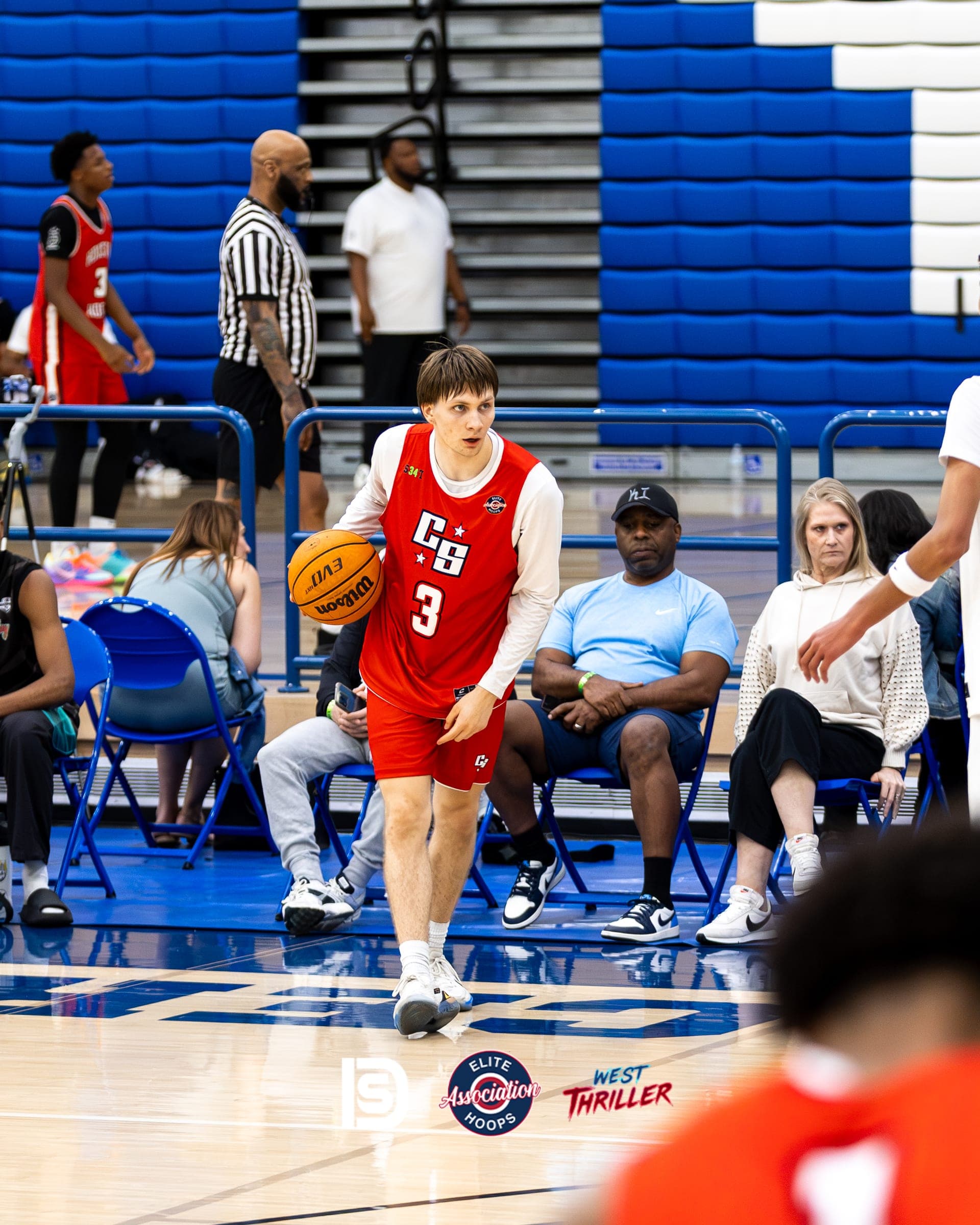 EHA player on the court